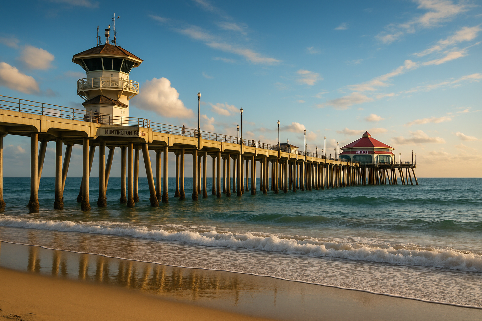 Orange County coastline
